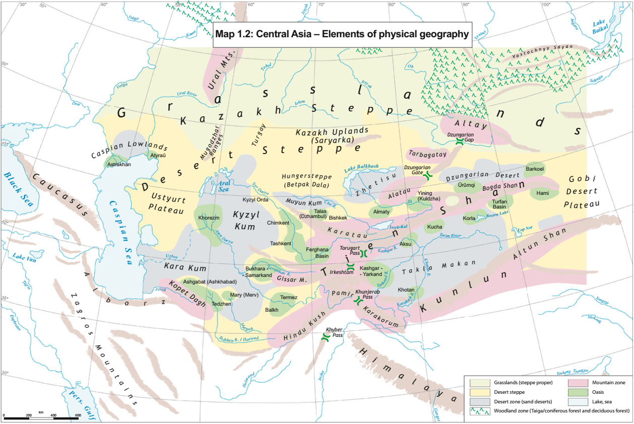 Средняя Азия 18 век карта. Карта центральной Азии. 11 Век. Карта центральной Азии 18 века. Карта Казахстан и средняя Азия в начале 20 века.