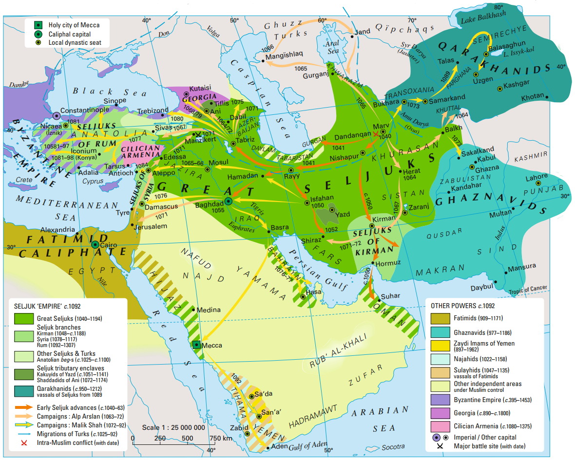 The Consolidation of Seljuk Power from 1040 to the Death of Malik Shah in 1...